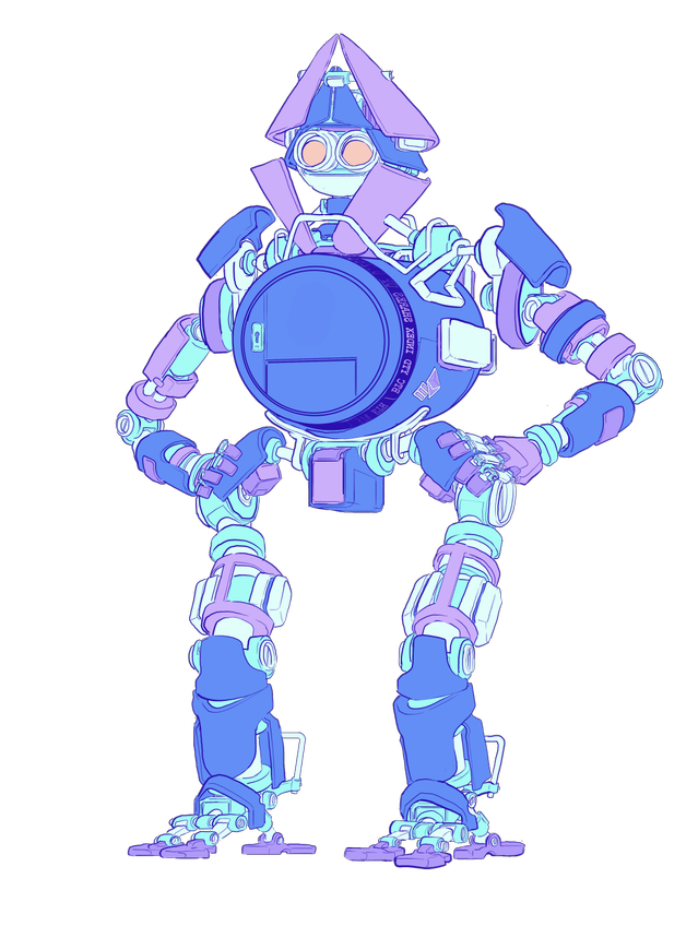 Ilustrace robota.